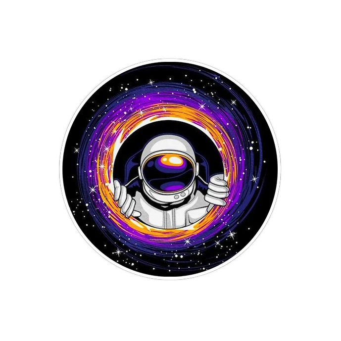 استیکر لپ تاپ ماسا دیزاین طرح SPACE مدل STKA0051