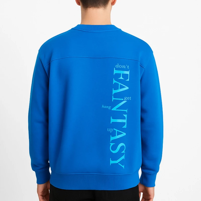 عکس شماره 6 : سویشرت مردانه مدل دورس سه نخ باکسی