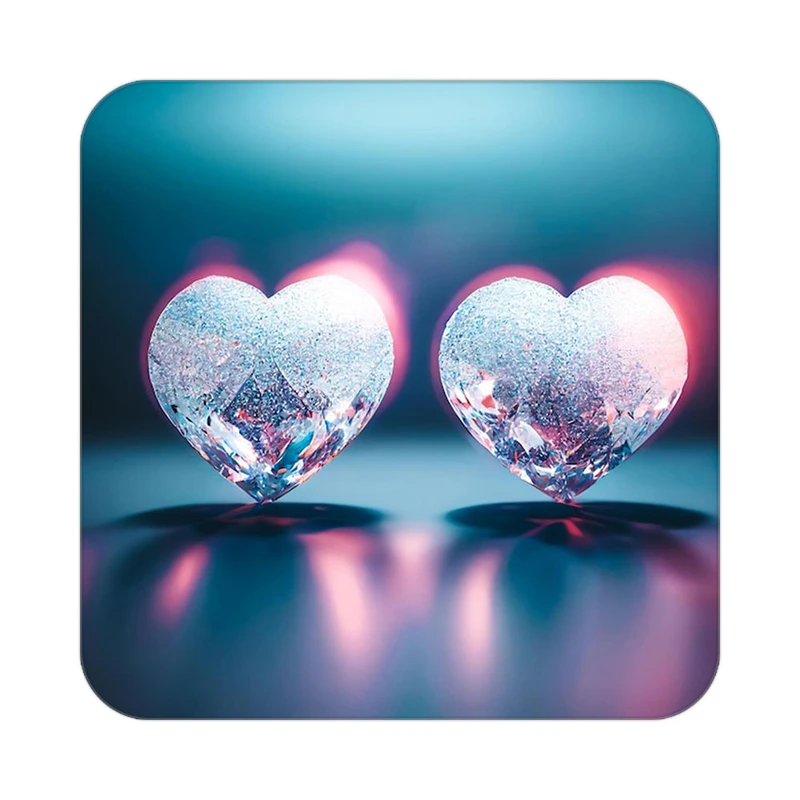 زیر لیوانی کاکتی مدل عاشقانه کد mp10547