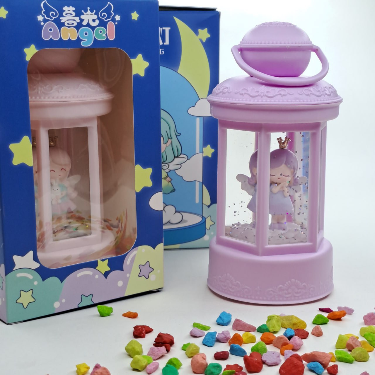 چراغ خواب کودک مدل فانوس آنجل