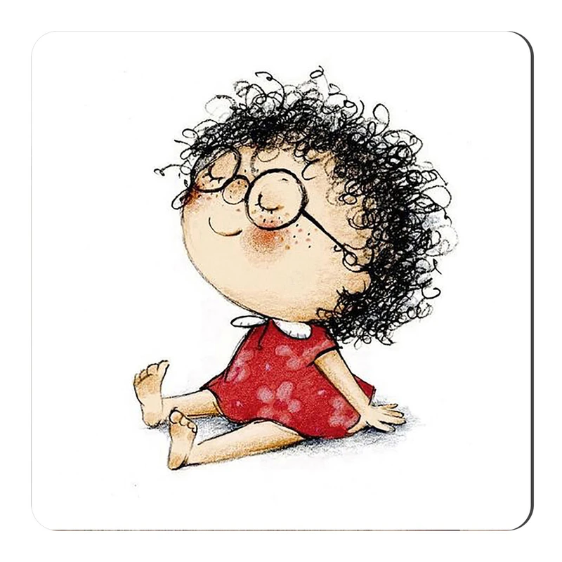 	 مگنت طرح دختر موفرفری کد wmg3784 