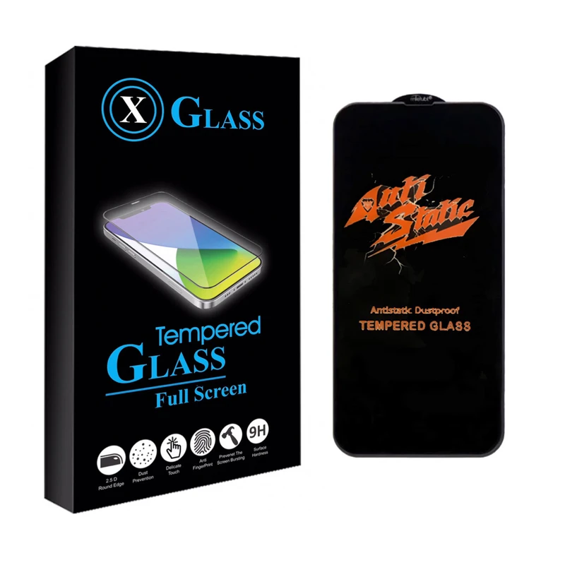 محافظ صفحه نمایش ایکس گلس مدل آنتی استاتیک مناسب برای گوشی موبایل اپل IPHONE 13 PRO MAX