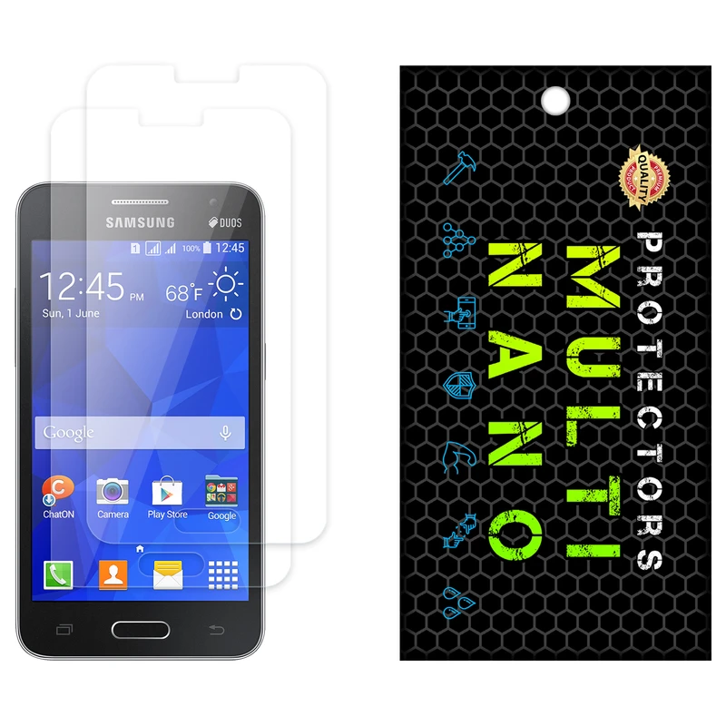 محافظ صفحه نمایش مولتی نانو مدل X-S2N مناسب برای گوشی موبایل سامسونگ Galaxy Core 2 بسته دو عددی