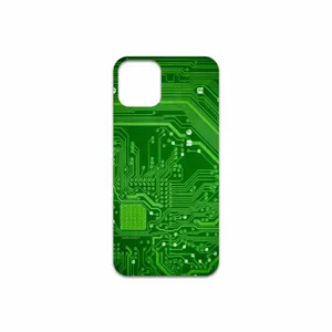 MAHOOT Green Printed Circuit Board Cover Sticker for Apple iPhone 11 Pro