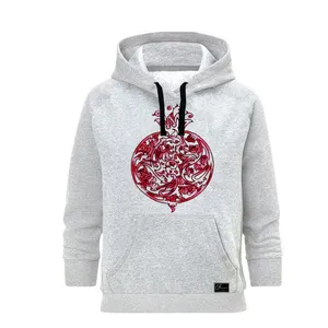 هودی زنانه مدل یلدا کد M77 رنگ طوسی