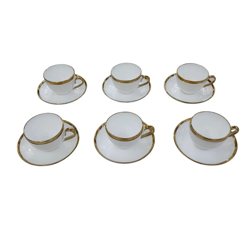 سرویس قهوه خوری ۱۲ پارچه شش نفره مدل لایت