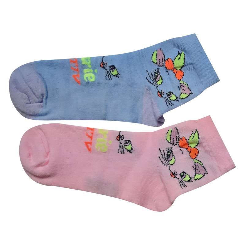  جوراب دخترانه کد 19 مجموعه 2 عددی