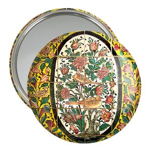 آینه جیبی خندالو مدل کاشی کد 2197
