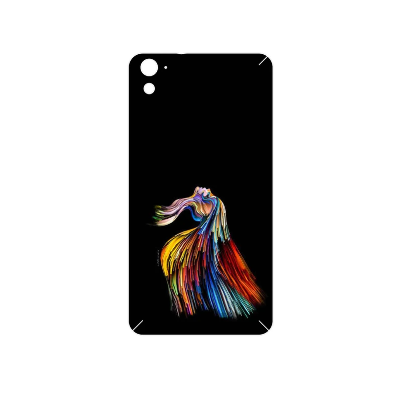 برچسب پوششی ماهوت مدل Rainbow Hair Digital Art مناسب برای گوشی موبایل اچ تی سی One E9s