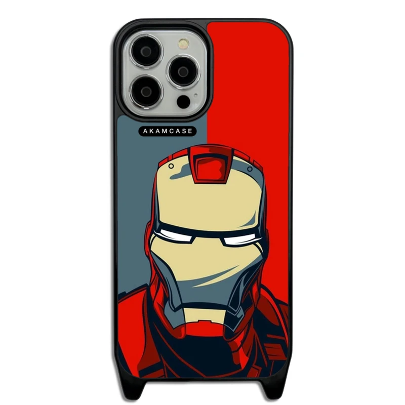 کاور آکام مدل AMCWLA13PROMAX-IRON MAN6 مناسب برای گوشی موبایل اپل iPhone 13 Pro Max