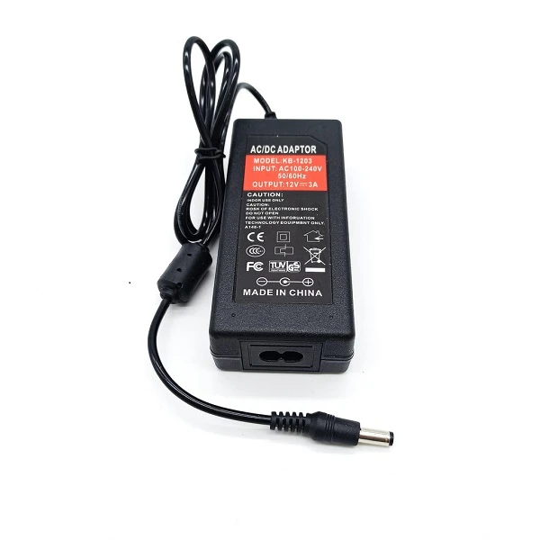 آداپتور برق سوئیچینگ ۱۲ ولت ۳ آمپر مدل 12V3A لپ تاپی رومیزی