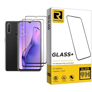 Randika Randika Glass MIX002 Screen Protector For Oppo A8 Pack Of 2