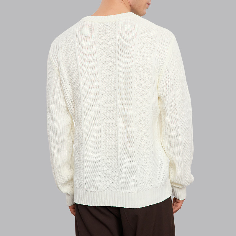 پلیور یقه گرد مردانه مدل 837836407 طرح ترندیول