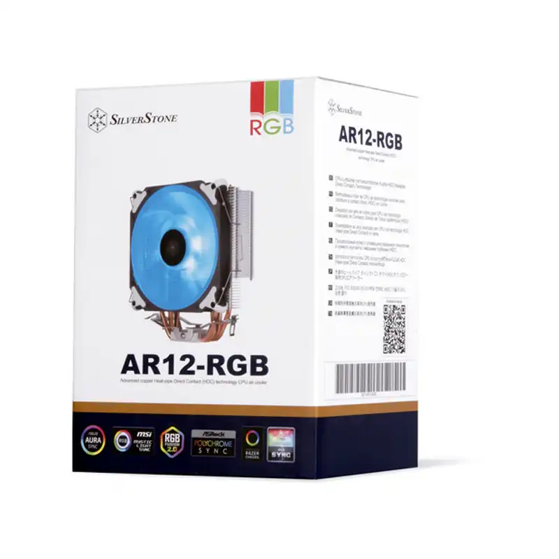 خنک کننده پردازنده سیلوراستون مدل SST-AR12 RGB