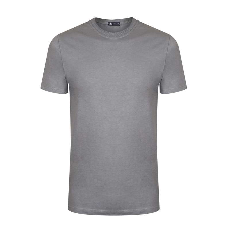 تی شرت آستین کوتاه مردانه ناوالس مدل OCEAN S/S TEES رنگ طوسی