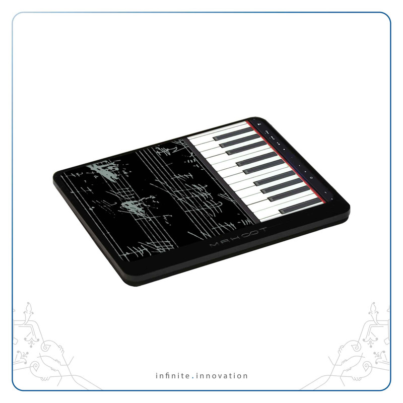 زیر لیوانی ماهوت مدل Piano-Instrument