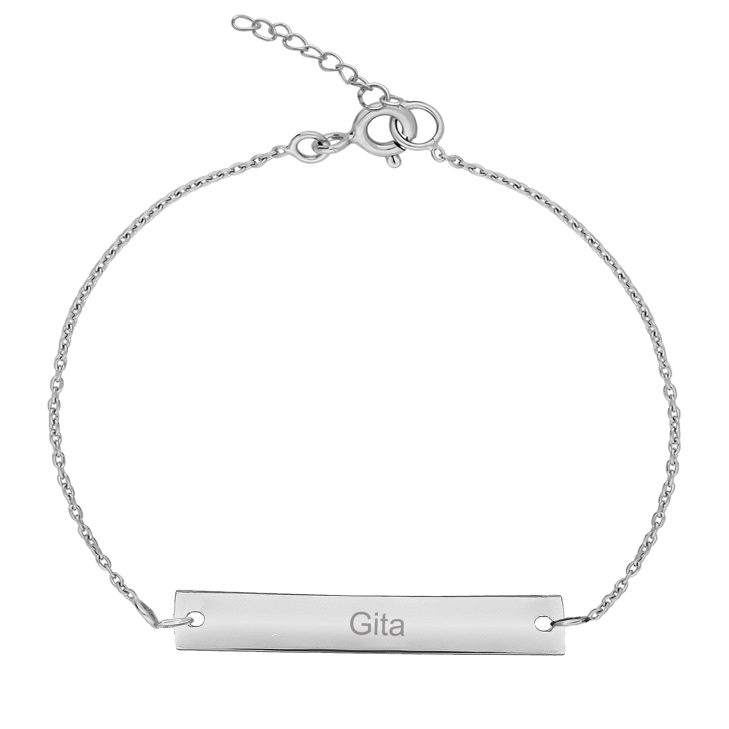دستبند نقره زنانه ترمه ۱ مدل گیتا کد DN 2063