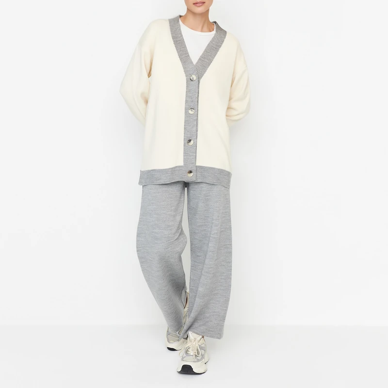 ست ژاکت و شلوار زنانه ترندیول مدل 350029856