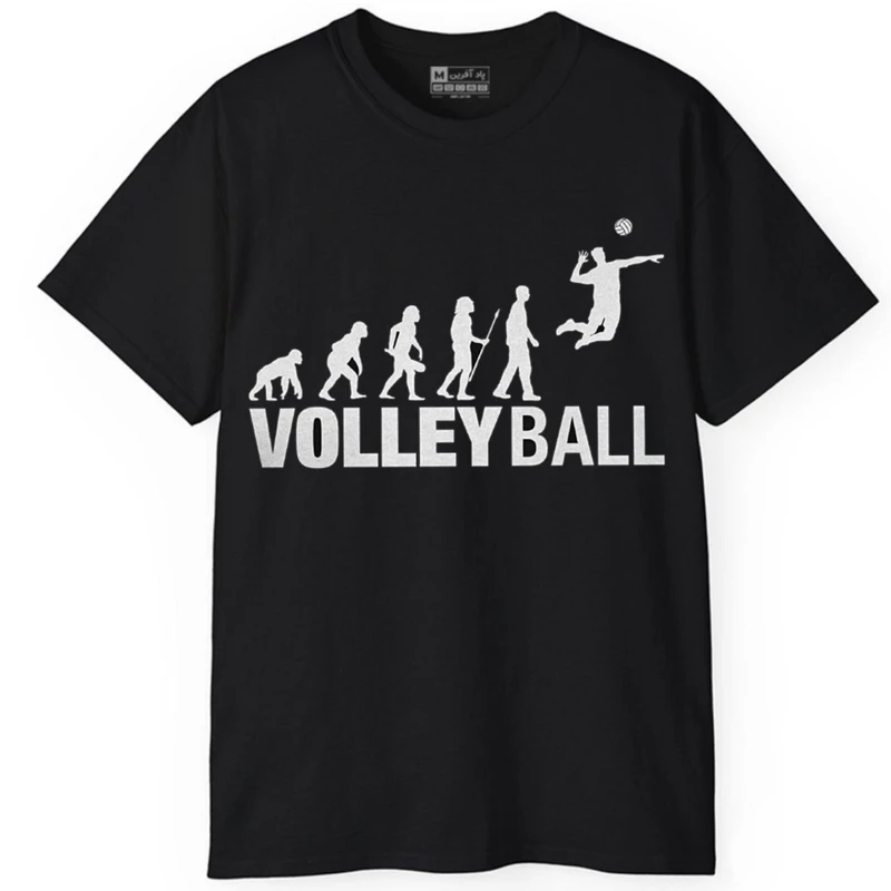 تی‌شرت آستین کوتاه مردانه پاد آفرین مدل والیبال کد490