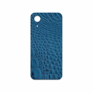MAHOOT Blue-Crocodile-Leather Cover Sticker for Samsung Galaxy A03 Core