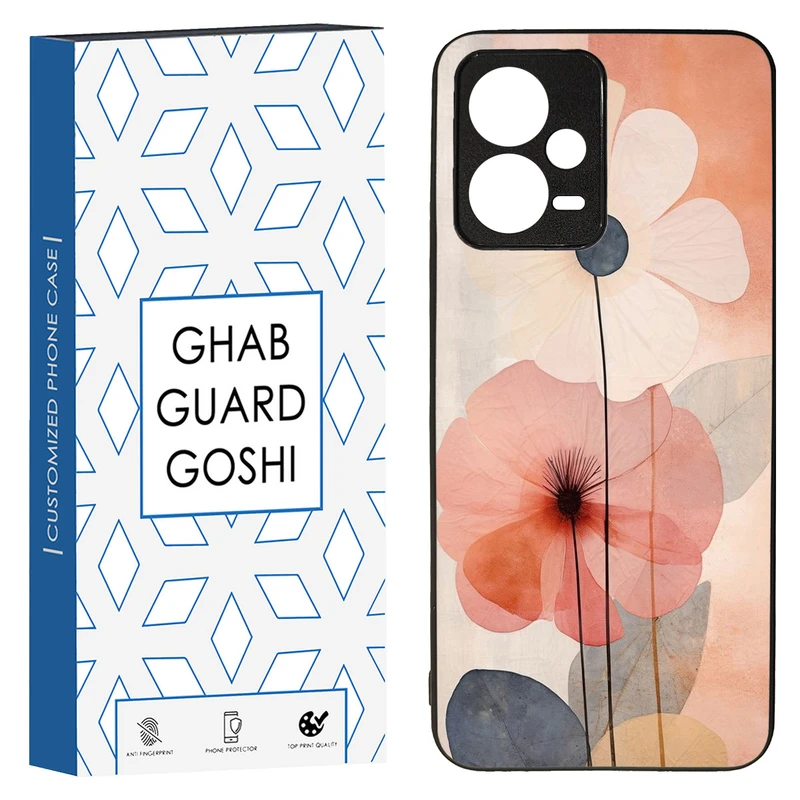 کاور قاب گارد گوشی طرح گل کد TPU-165 مناسب برای گوشی موبایل شیائومی Redmi Note 12 5G / Poco X5 5G