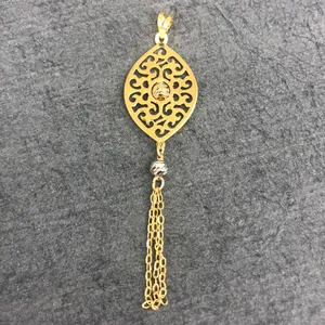 آویز گردنبند طلا 18 عیار زنانه دوست خوب مدل dk838