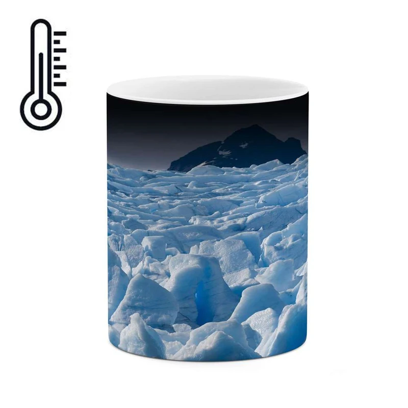 ماگ حرارتی کاکتی مدل منظره برفی کد mgh14907