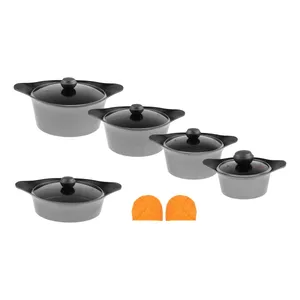 سرویس تابه و قابلمه گرانیتی 12 پارچه ام جی اس مدل KC1216