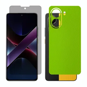 Glass Together model privacy screen protector suitable for Xiaomi Poco X7 Pro mobile phone with back cover sticker
