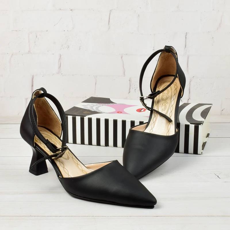 عکس شماره 2 : کفش زنانه مورتی مدل رزیتا نوک تیز کد bk-4084