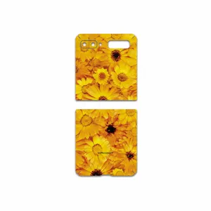 MAHOOT Yellow-Flower Cover Sticker for Samsung Galaxy Z Flip