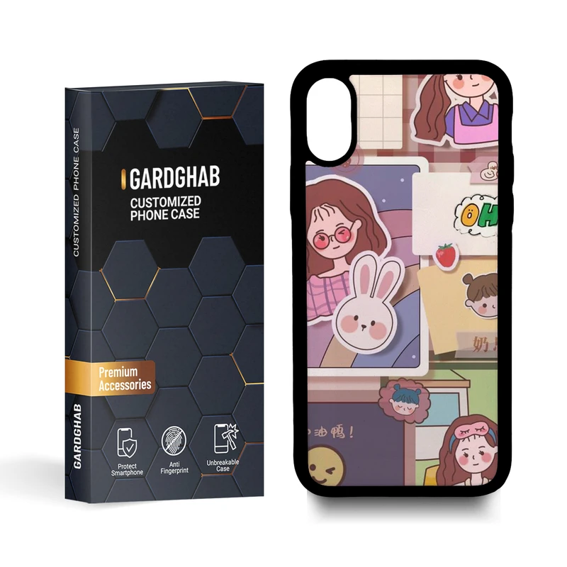   کاور گارد قاب مدل فانتزی مناسب برای گوشی موبایل اپل iphone x / xs 