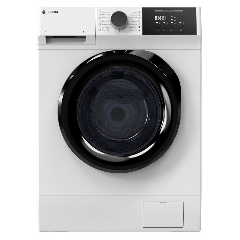 ماشین لباسشویی 8 کیلوگرم  اتوماتیک اسنوا مدل SWM-C81W