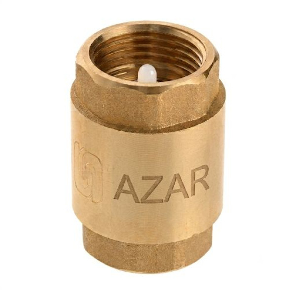 شیر سوپاپ یکطرفه آذر مدل فنری پلاستیکی 1 کد 105