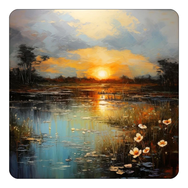 مگنت کاکتی طرح نقاشی رنگ روغن مدل mp70544