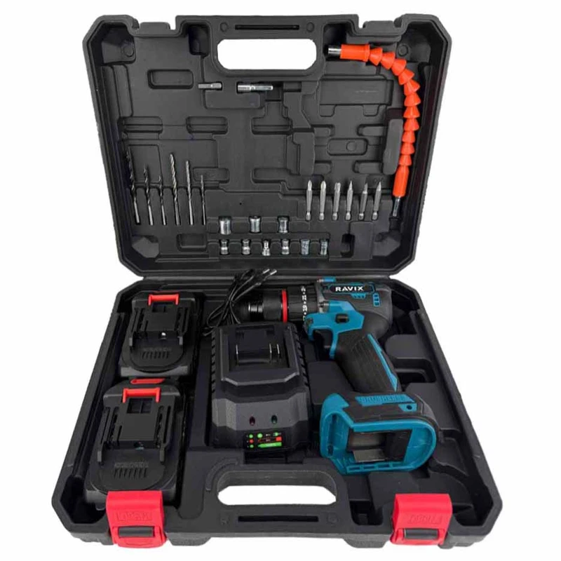 دریل پیچ گوشتی شارژی براشلس 10 میلیمتری 21 ولت راویکس مدل RX-2160