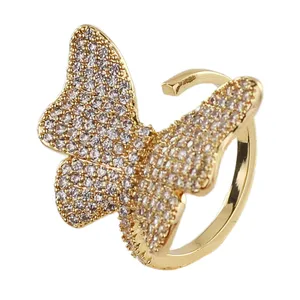 انگشتر زنانه وای اس ایکس مدل پروانه کد AAE-206