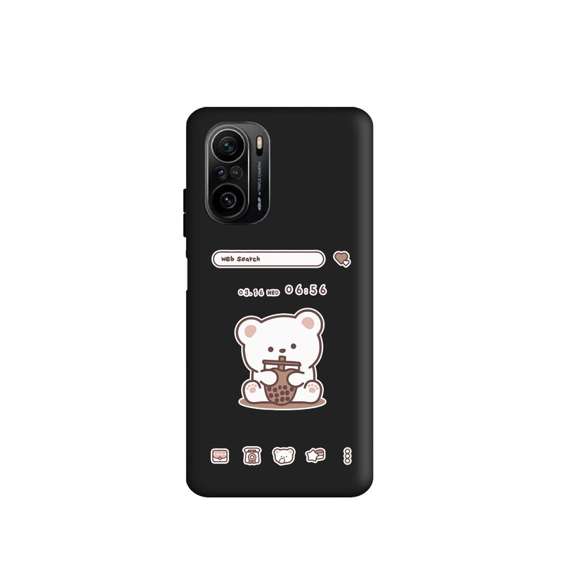 کاور طرح خرس اسموتی کد m3046 مناسب برای گوشی موبایل شیائومی Poco F3 / Mi 11i 