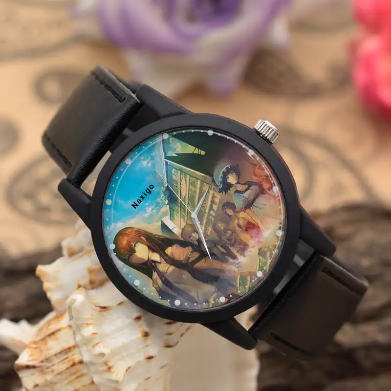 ساعت مچی عقربه ای ناکسیگو مدل Steins Gate کد LF13395