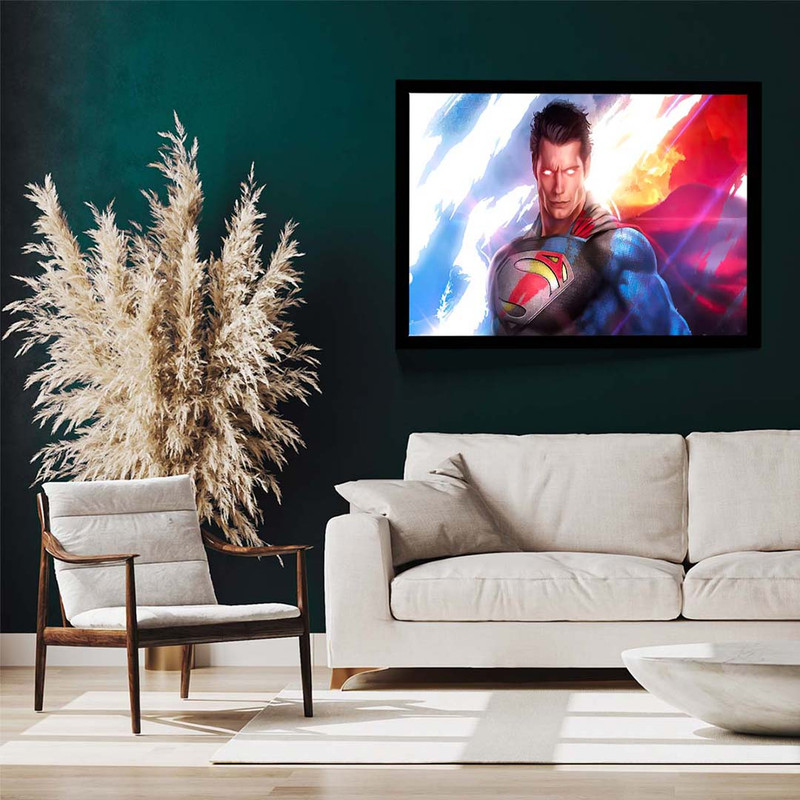 تابلو مدل man of steel کد F-14001 تابلو مدل man of steel کد F-14001