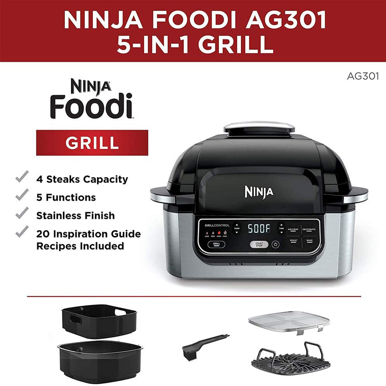 سرخ کن نینجا مدل AG 301 سرخ کن نینجا مدل AG 301