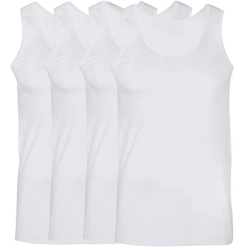 زیرپوش رکابی مردانه دکسونری مدل 355046701 بسته 4 عددی بسته 4 عددی رنگ سفید