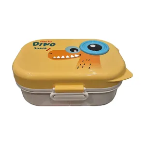 ظرف نگهدارنده غذا کودک مدل دایناسور مستطیل