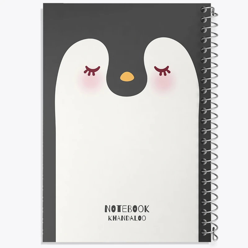 دفتر نقاشی 50 برگ خندالو طرح پنگوئن کیوت کد N1561