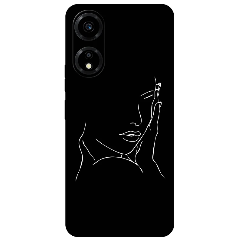 کاور مگافون طرح دخترانه مدل 8153 مناسب برای گوشی موبایل آنر X5 Plus     