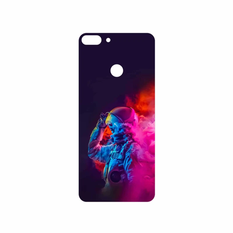 برچسب پوششی ماهوت مدل Smoke Rainbow Digital Art 1 مناسب برای گوشی موبایل هوآوی P Smart