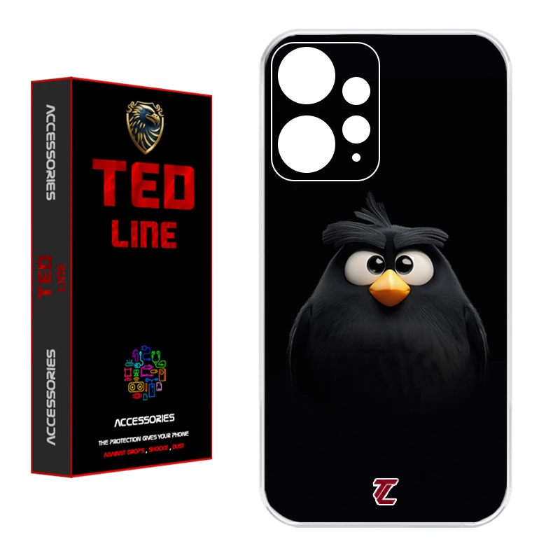 کاور تد لاین طرح پرنده کد 1122 مناسب برای گوشی موبایل شیائومی Redmi Note 12 4G