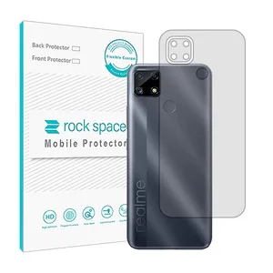 Rock space HyGEL model Transparent back protector for Realme C25s mobile phone