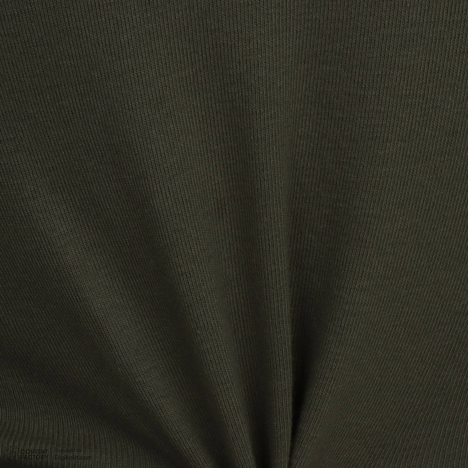 تی شرت آستین کوتاه زنانه پاتن جامه مدل فیانگو 131631020123335 رنگ سبز تیره -  - 5