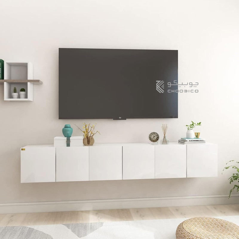 میز تلویزیون دیواری چوبیکو مدل TV Shelf1